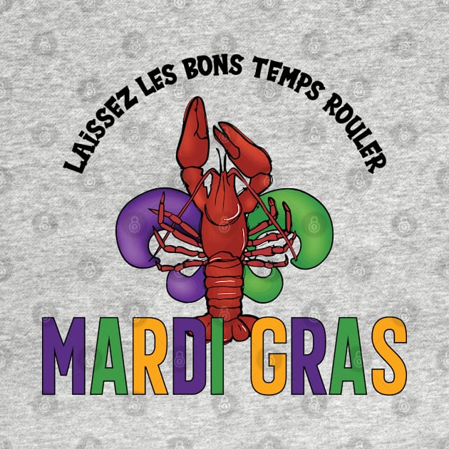 Crawfish Mardi Gras by Statewear